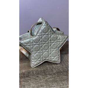 Dior star gold lambskin bookbag